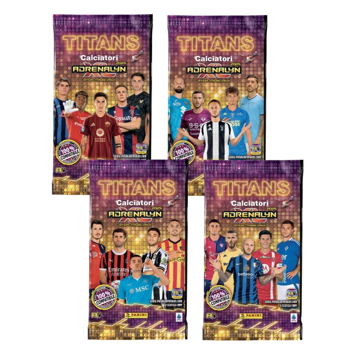 Starter pack di Calciatori Adrenalyn XL – Titans 2025 (Panini)