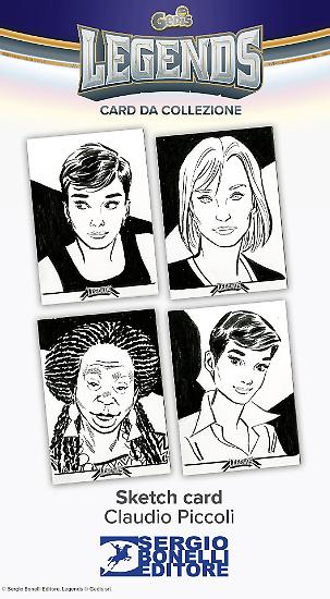 Bustina di CARD LEGENDS 2024 dei personaggi di Sergio Bonelli Editore