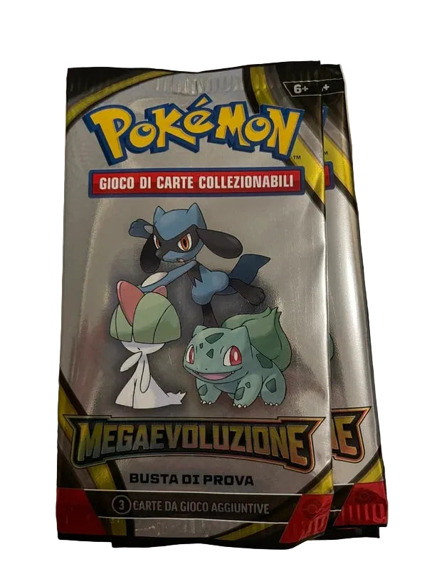 Single Pokémon ITA Sealed Packets - 3 Expansion Game Cards in Italian