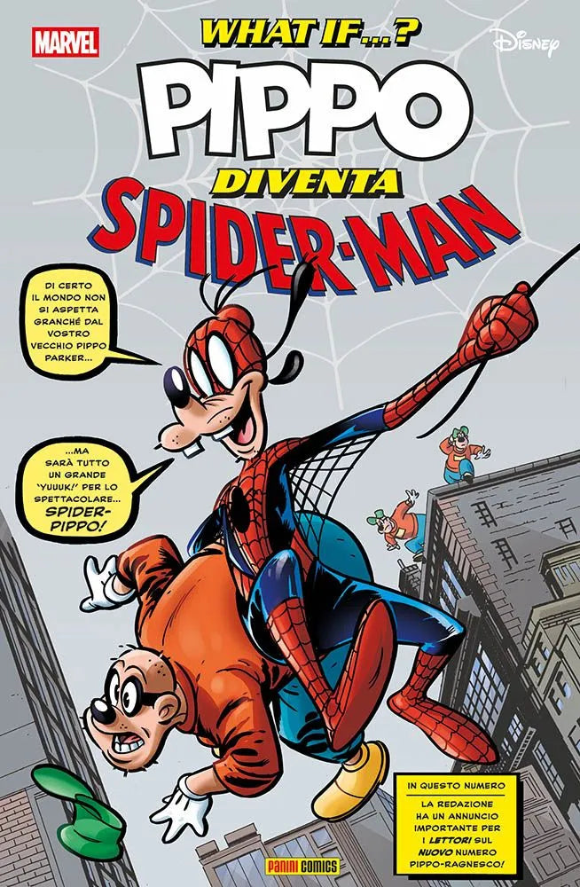 Fumetto Disney Marvel What if…? Pippo Diventa Spider-Man