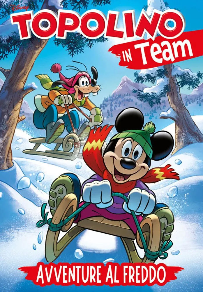 Fumetto TOPOLINO in Team 105 + 2x Mazzo di carte Blisterato (Fabio Celoni)
