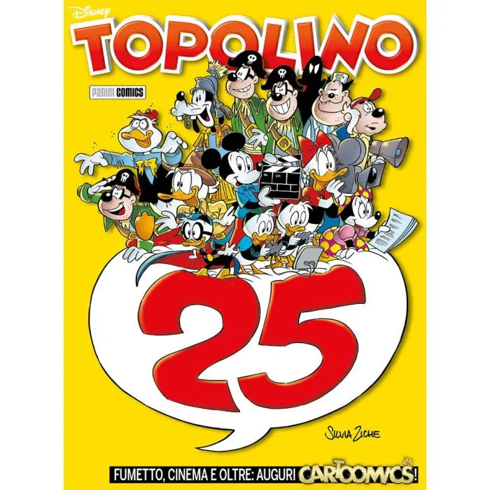 Mickey Mouse a épinglé le numéro de bande dessinée n. 1 RÉIMPRESSION Collector 60lire Vintage Rare