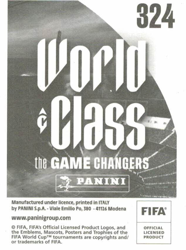 Panini World Class 2024 Figurina n. 324 Rookie Sticker Lamine Yamal RC Spain