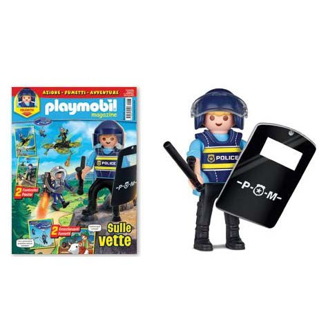 Magazine Playmobil Magazine n. 3 del 2022 + Poliziotto con Casco