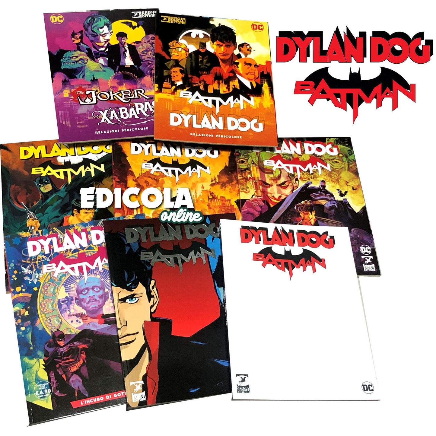 Comics DYLAN DOG and BATMAN Number 0 1 2 3 Cover Variant Dangerous Liaisons DC