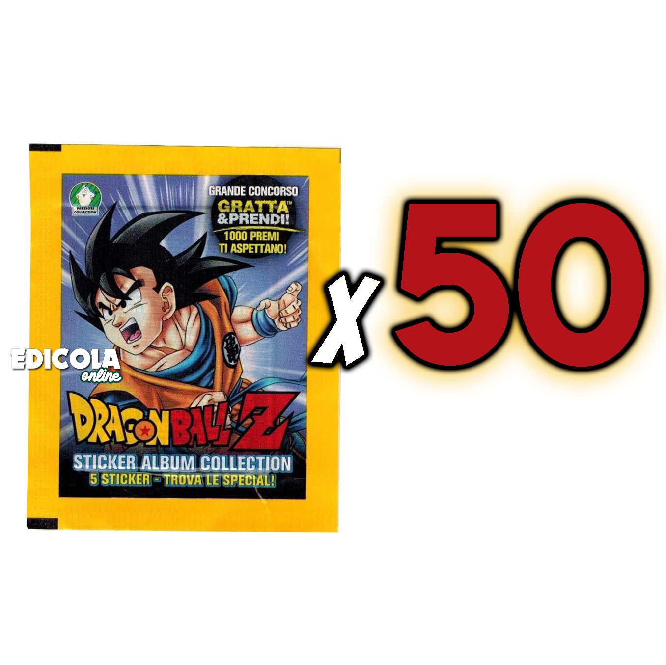 Album e/o Bustine di DRAGON BALL Z Figurine Sticker Dragonball Preziosi Vintage
