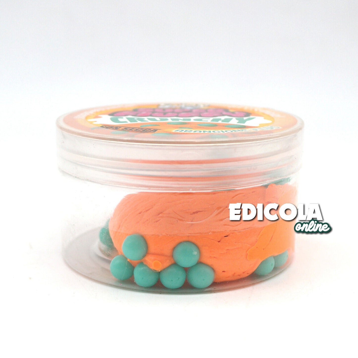 Glas mit SQUISHY SUPER FLUFFY CRUNCHY duftendem Antistress-Schleim Hobby