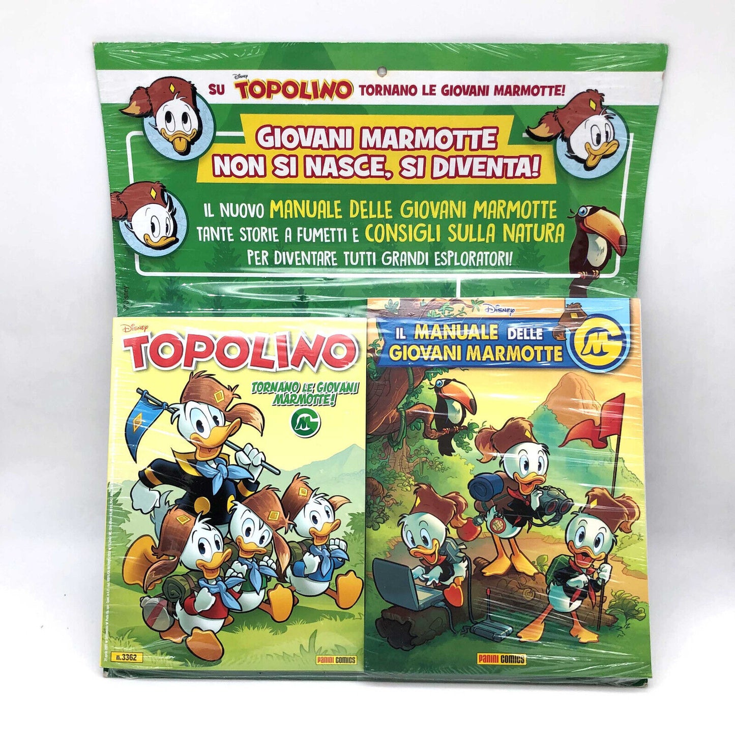 Manuel pour Jeunes Marmottes +3 Mickey Mouse Comics et Donald Duck Statue Quo Quo Qua