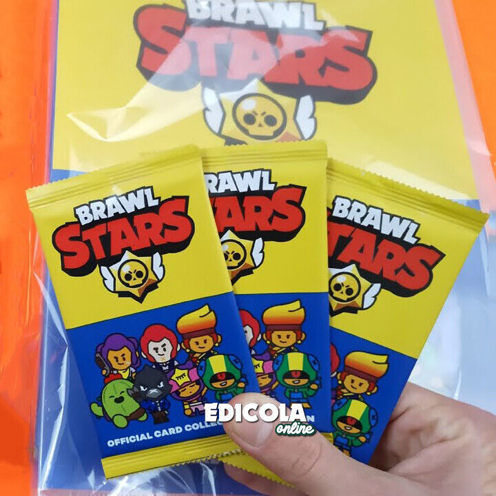 Le pack scellé BRAWL STARS contient 5 cartes de collection officielles - Série 1 Jaune (2022)
