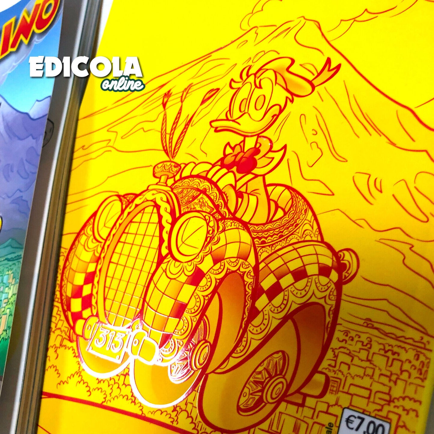 Livret de bande dessinée MICKEY MOUSE n°. 3576 de la collection de variantes Etna Comics 2024 Rare