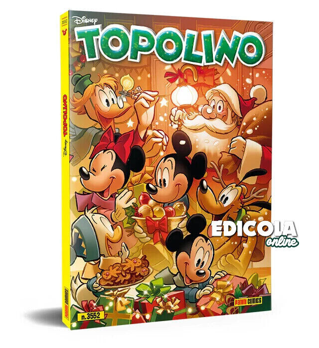 Livret de bandes dessinées Mickey Mouse 3550 3551 3552 avec gadgets Collection complète de Noël