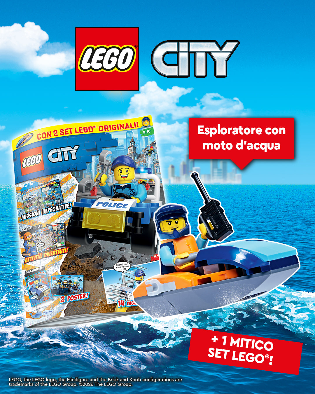 Magazine LEGO STARWARS n.5 avec Clone Tropper avec blaster