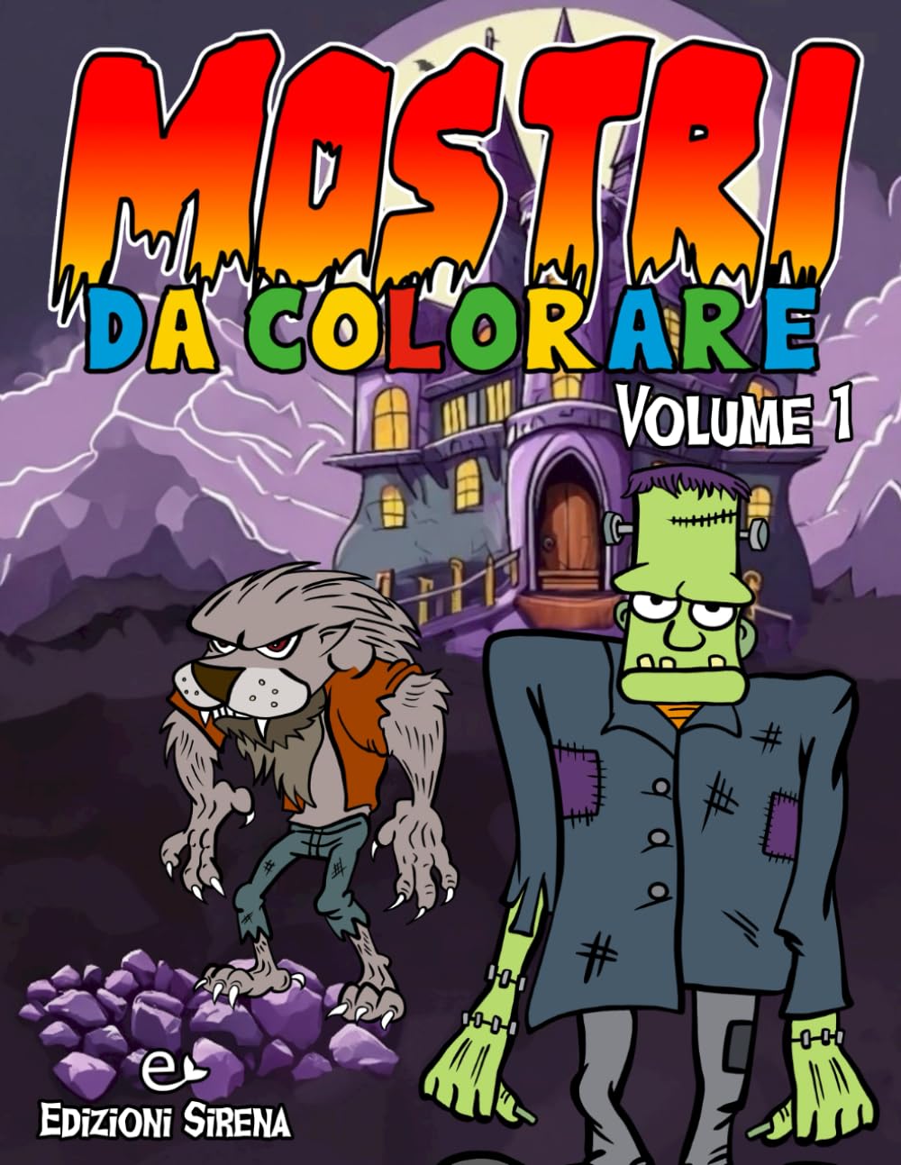 Libro da Colorare per Bambini - Mostri da Colorare - Volume 1