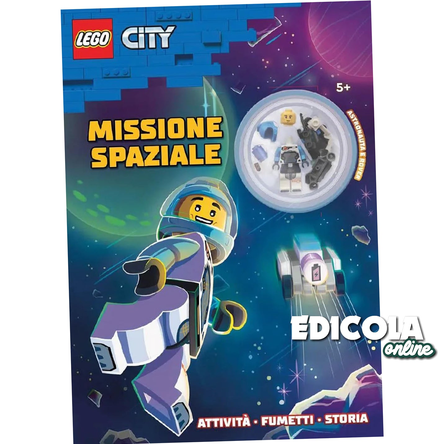 Rivista LEGO CITY - Missione Spaziale - con Astronauta e Rover