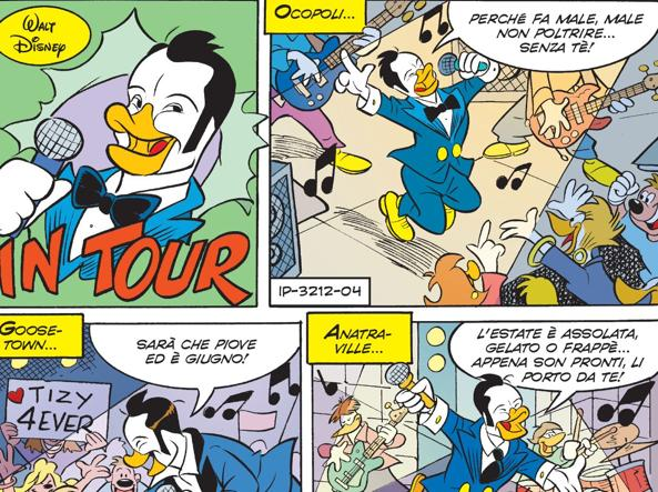 Fumetto Topolino n. 3212 (Copertina dedicata a Tiziano Ferro)