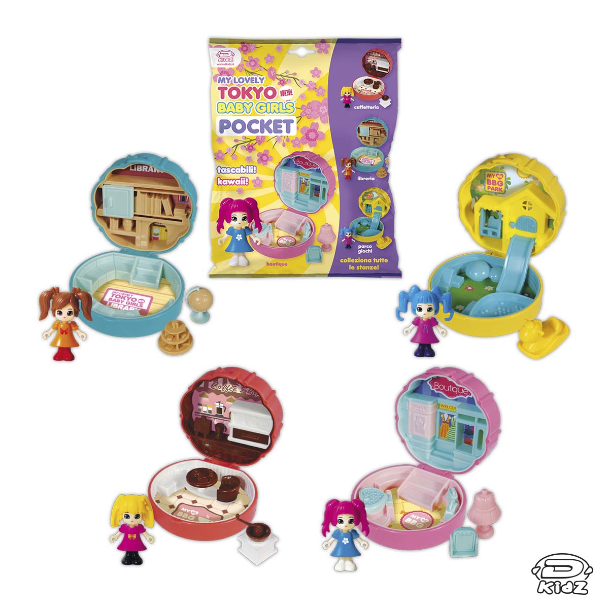 My Lovely Tokyo Baby Girls Pocket Mini Stanze Buste a Sorpresa