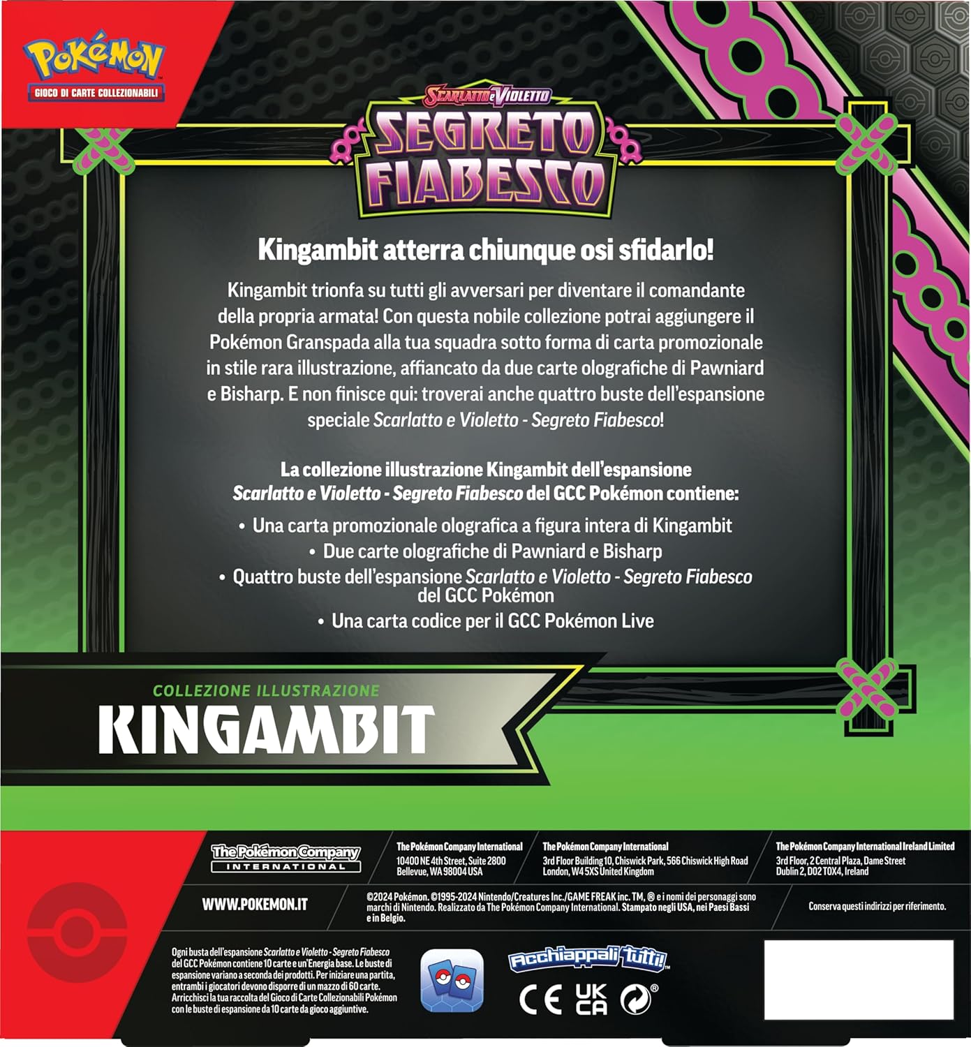 Coffret Pokémon - Kingambit de l'extension Scarlet et Violet - Fairytale Secret