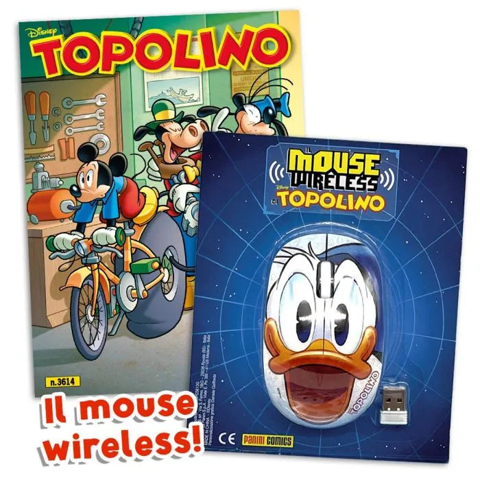 Tapis de souris et/ou souris USB sans fil Donald Duck (avec Mickey Mouse 3614+3615)