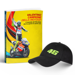 Libro + Cappello - VALENTINO CAMPIONE DELLA MOTOGP VR46