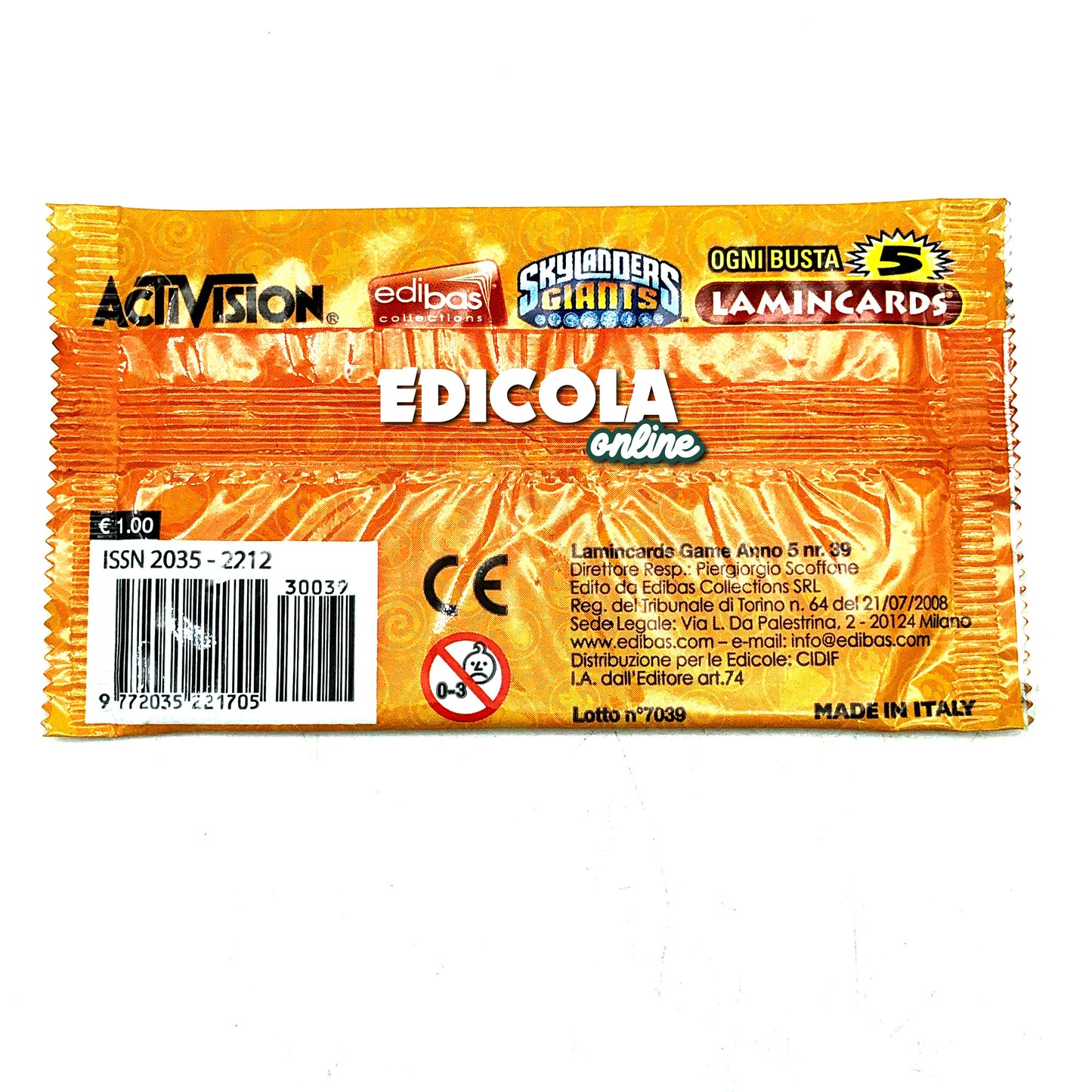 Bustina Sigillata di SKYLANDERS GIANTS - Lamincards