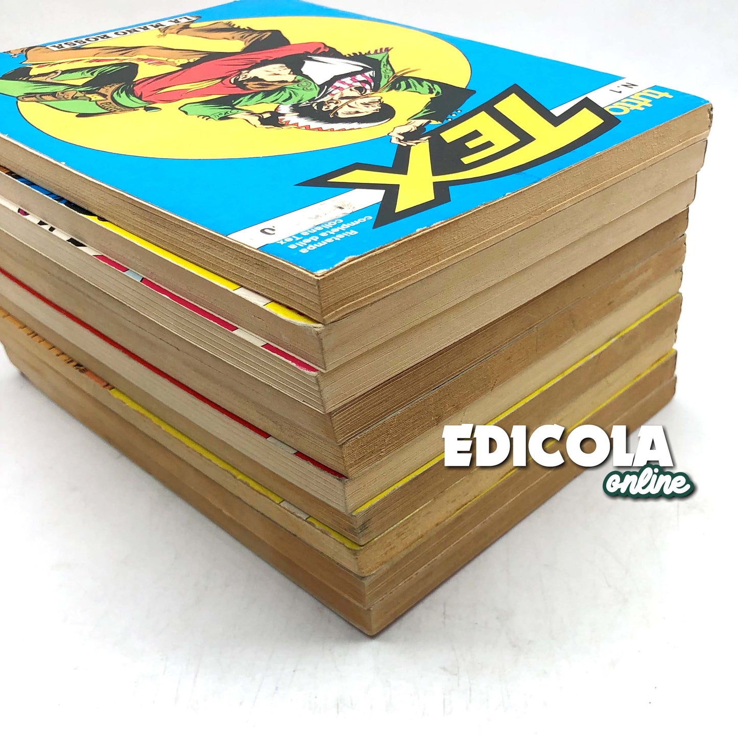 Fumetti Tutto TEX WILLER Ristampa Completa da n 1 a 10 La Mano Rossa lotto Usati