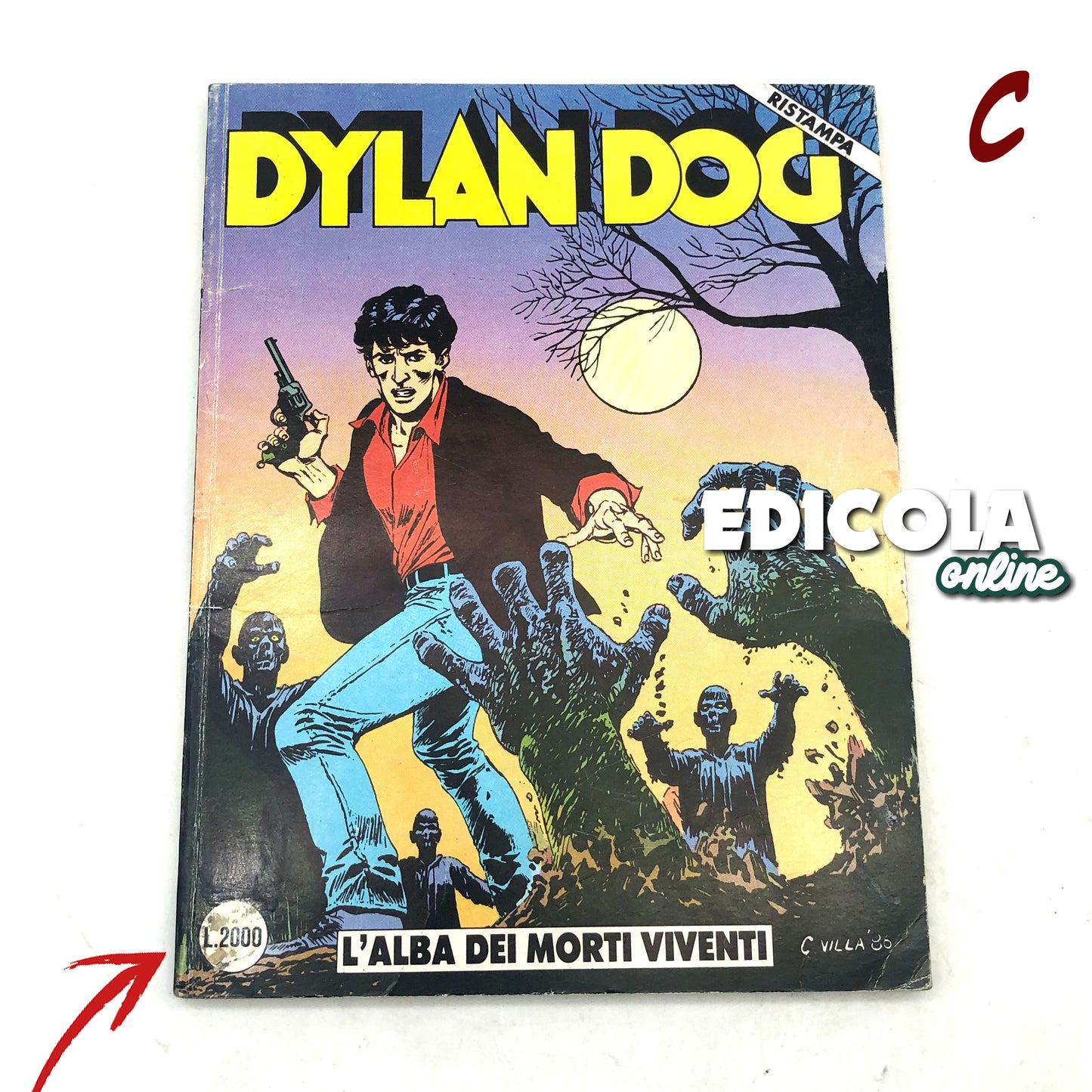 Fumetto di DYLAN DOG n. 1 L'Alba dei morti viventi (Ristampa)