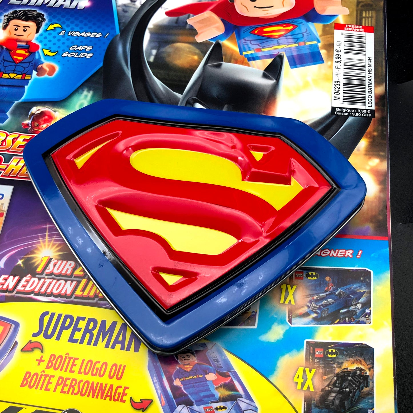 Rivista LEGO BATMAN n. 9 - TIN BOX LIMITED EDITION SUPERMAN