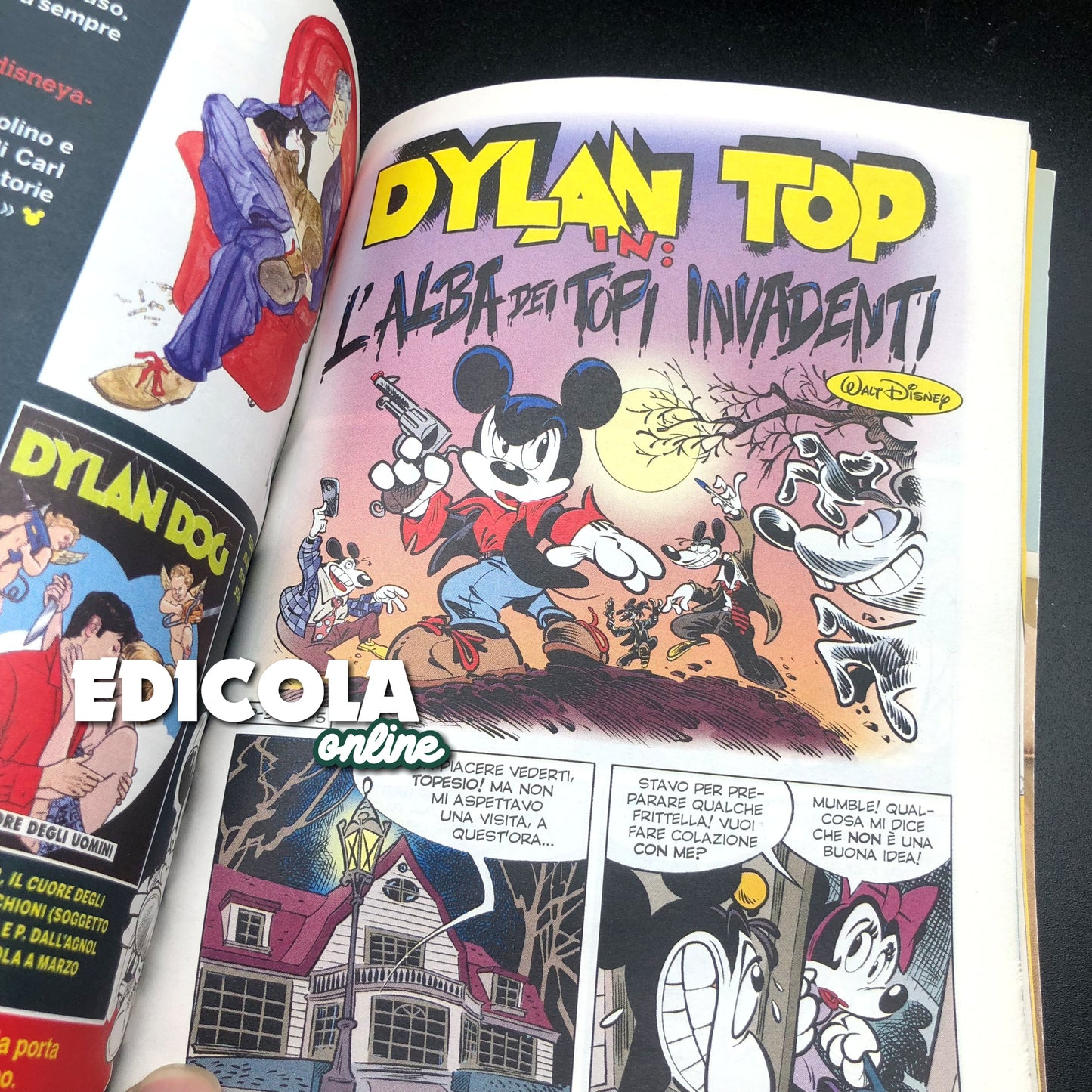 Fumetto TOPOLINO n. 3094 + 3095 + 3096 (con storia parodia Dylan Top Dog + L'Isola del Tesoro)