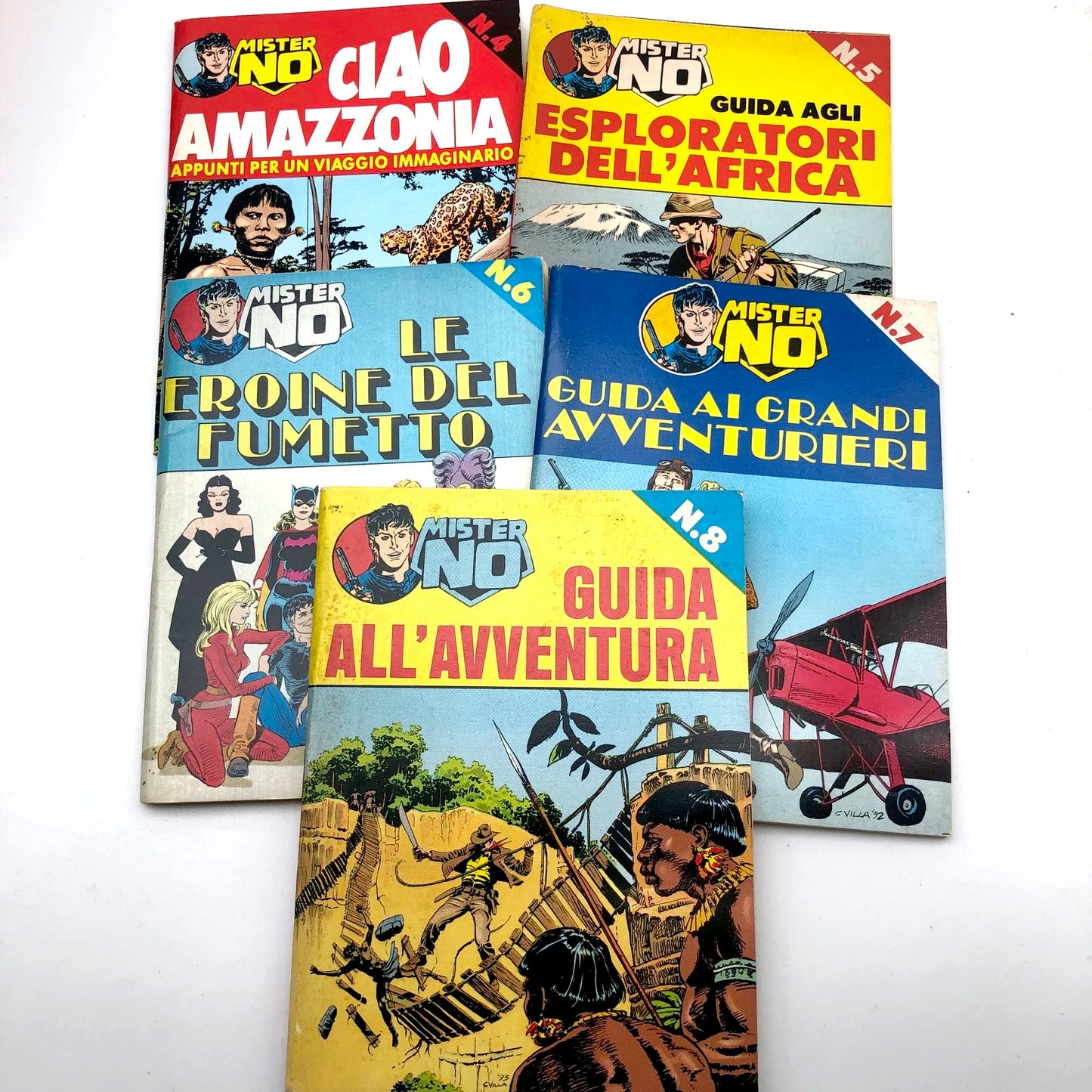 Set 5 Volumetti : MISTER NO n. 4 5 6 7 8