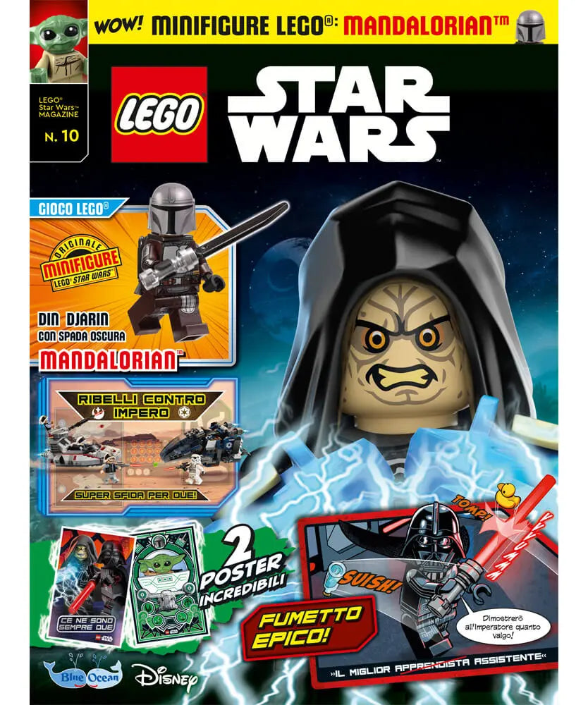 Rivista LEGO STAR WARS n. 10 + MINIFIGURE LEGO: DIN DJARIN