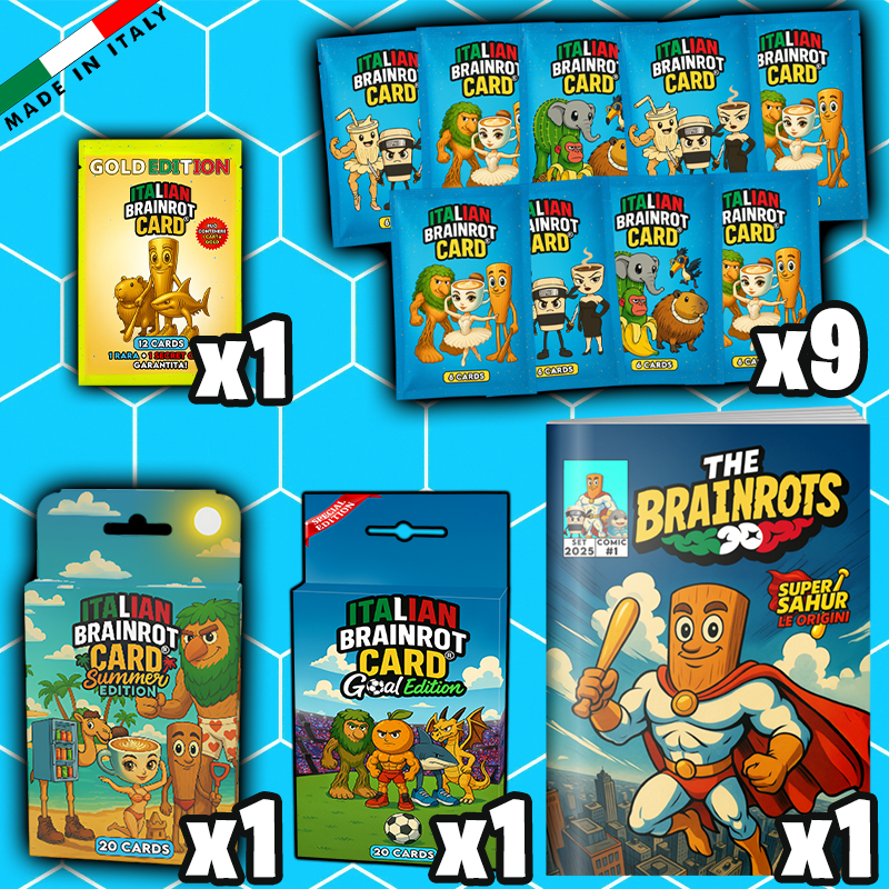 Super Offerta Kit di Natale : The Brainrots + Italian Brainrot Card