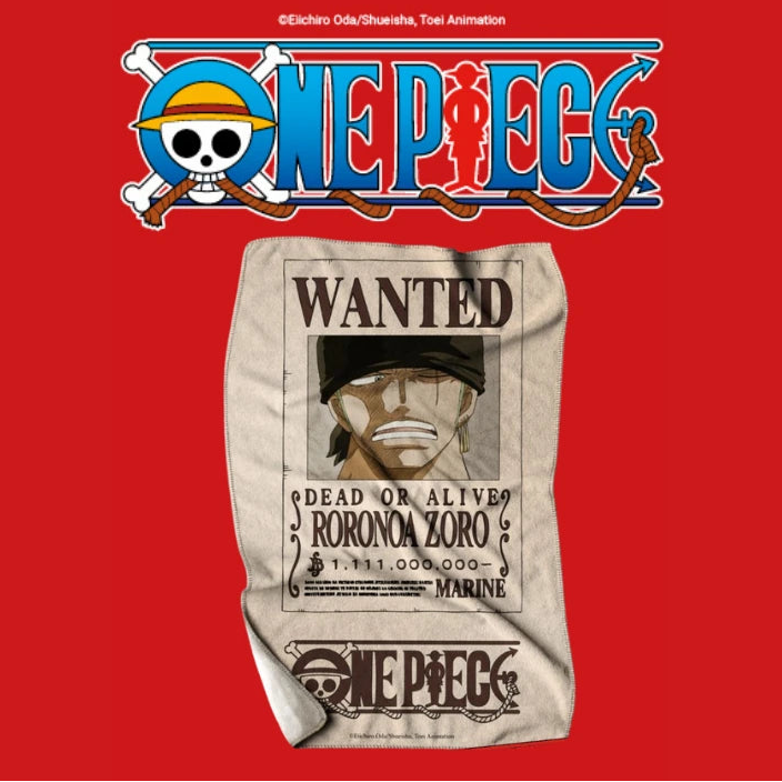 Coperta Plaid One Piece 180x120 cm - Wanted Zoro