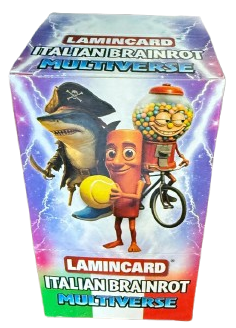 Boîte De 24 Sachets Italian Brainrot Lamincard Diramix - Édition 2025 - Neuf - Livraison Rapide