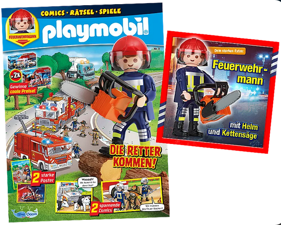 Magazine Playmobil Magazine n. 5 del 2022 + Vigile con motosega