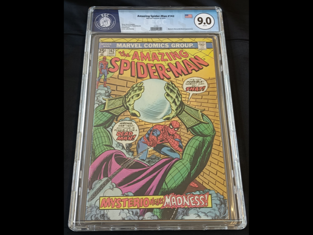 Fumetti Gradati EGC : The Amazing Spider-Man #142 - EGC 9.0 - Dead Man's Bluff! - Prima edizione 1975