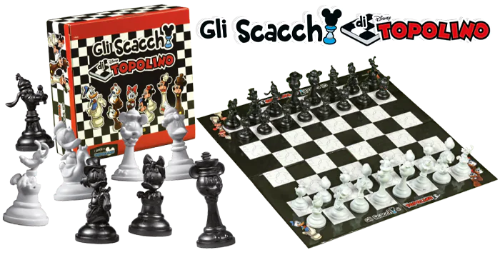 Set Completo 3/3 Gli Scacchi di Topolino