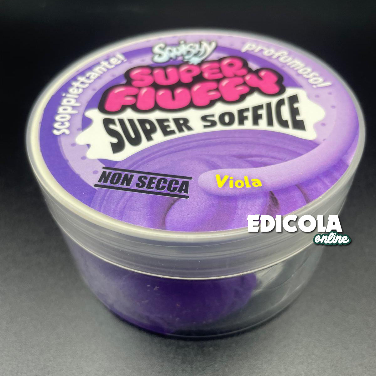 Pot de Slime Antistress parfumé à couleur changeante SQUISHY SUPER FLUFFY