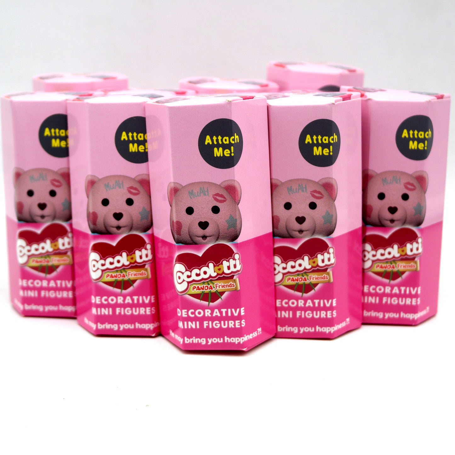 mini Action Figure 3D per smartphone monitor laptop serie Coccolotti Edizione Panda