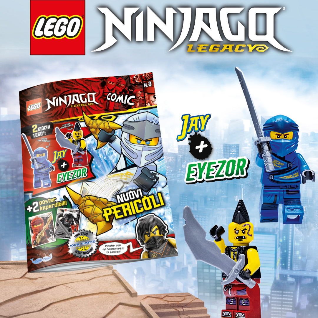 LEGO NINJAGO LEGACY COMIC Magazine #2 with GAMES: Kai Boa