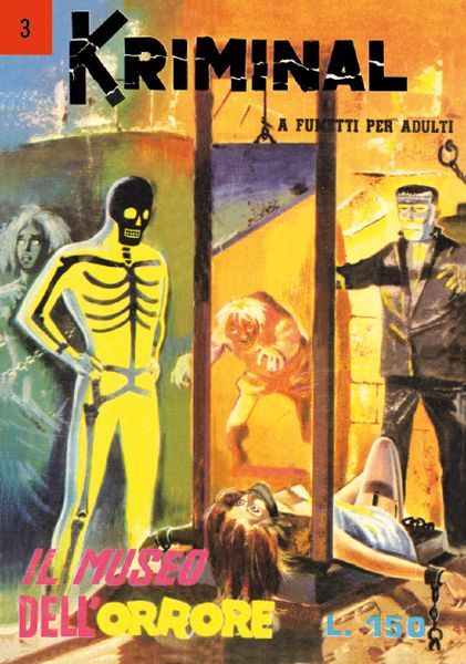 Raccolta Collezione Fumetto KRIMINAL ANASTATICA