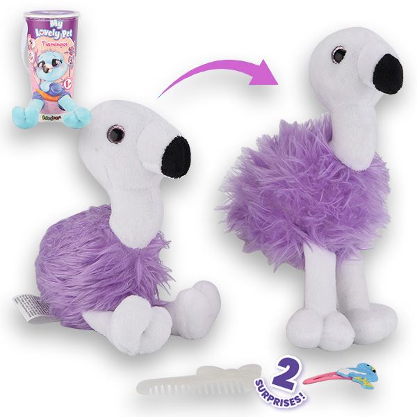Peluche My Lovely Pet Flamingos - Collezione sbabam Fenicotteri