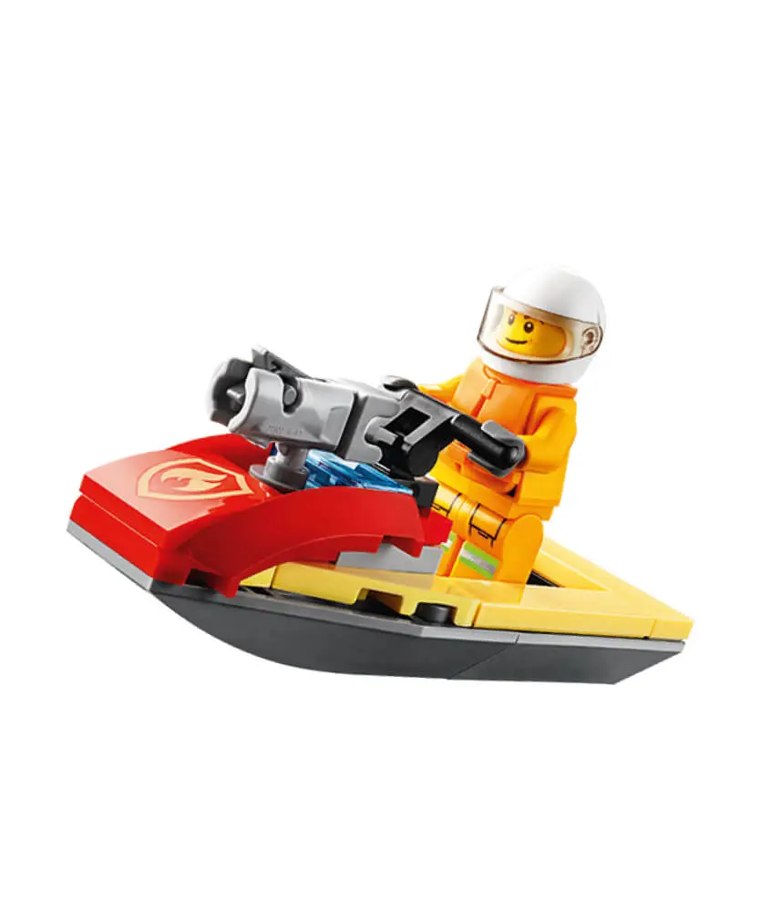 Rivista LEGO CITY XXL n.2 + POMPIERE + MOTOSCAFO / SET DA IMMERSIONE