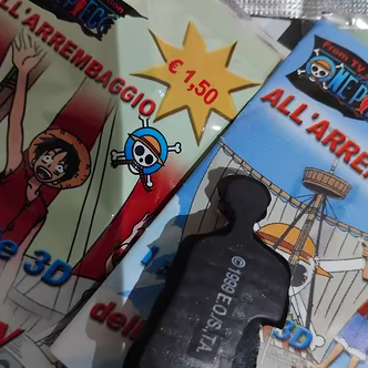 Bustina Sigillata di ONE PIECE All' Arembaggio - Personaggio Magnete 3D Ufficiale della Serie TV