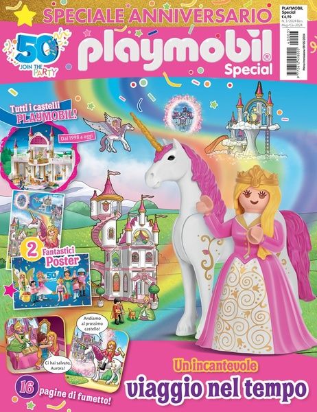 Magazine Playmobil special n. 3 del 2024- Speciale 50° anniversario + Cavallerizza con Unicorno