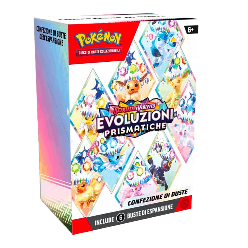 Pre-ordine Pokemon Evoluzion i Prismatiche 6 buste Scarlatto e Violetto
