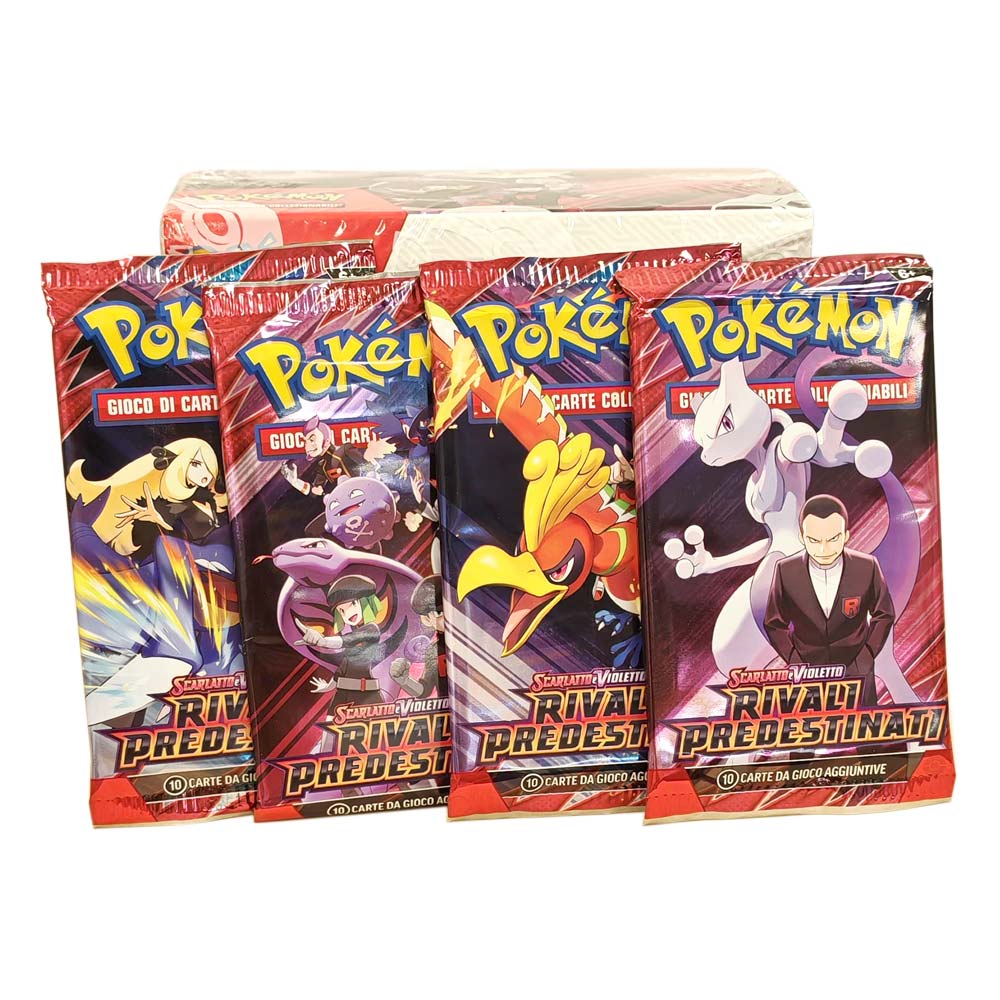 Single Pokémon ITA Sealed Packets - 3 Expansion Game Cards in Italian