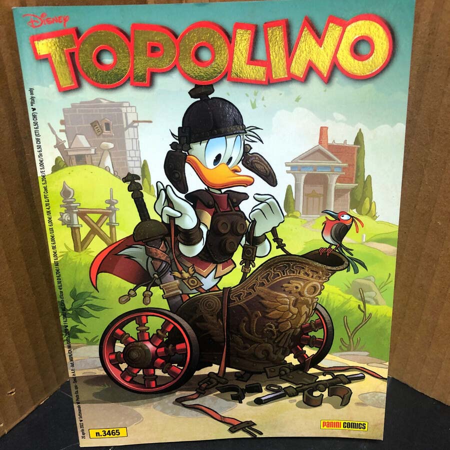 Bande dessinée MICKEY MOUSE n. 3466 Couverture de variante de collection Couverture Papier antique Rare