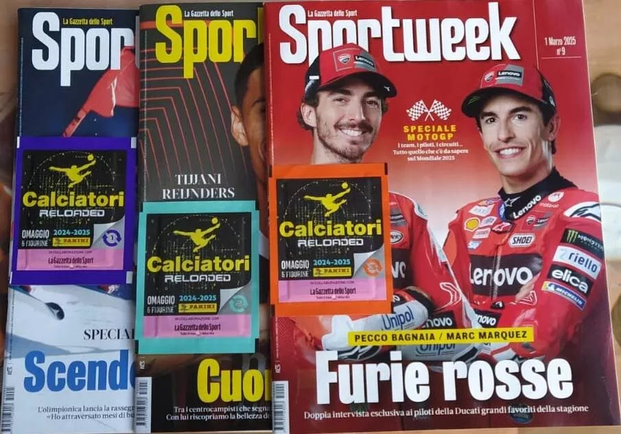 RELOADED Calciatori Panini 2024/25 - Prima Seconda Terza Uscita - Sportweek e/o Guerin Sportivo