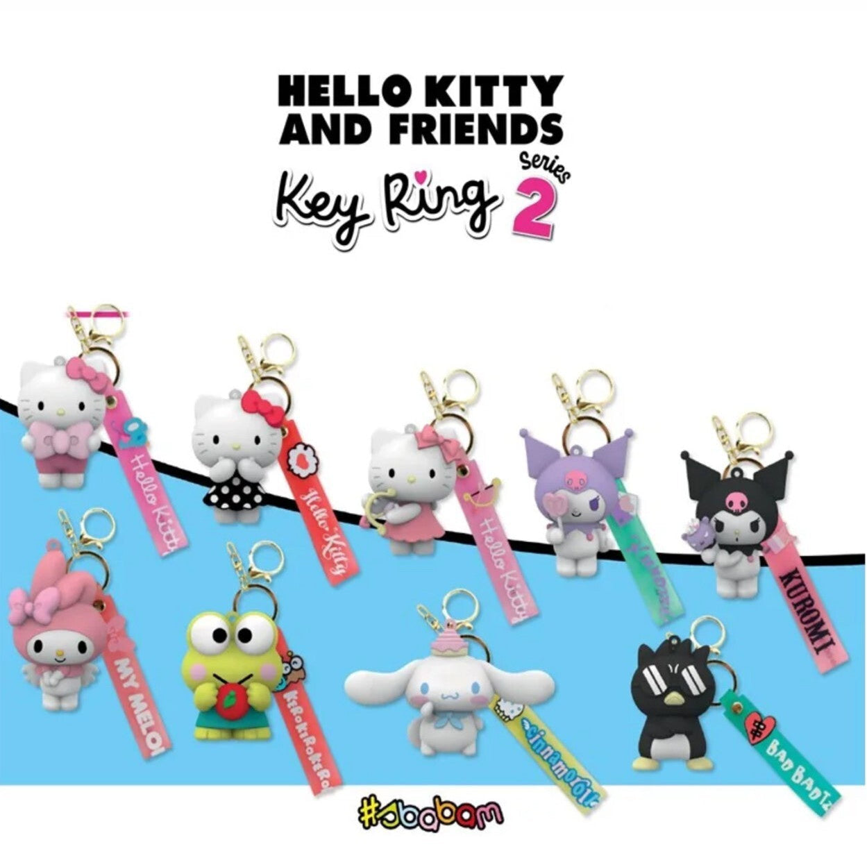 Hello Kitty Key Ring Series 2 - The Original SBABAM Keychains