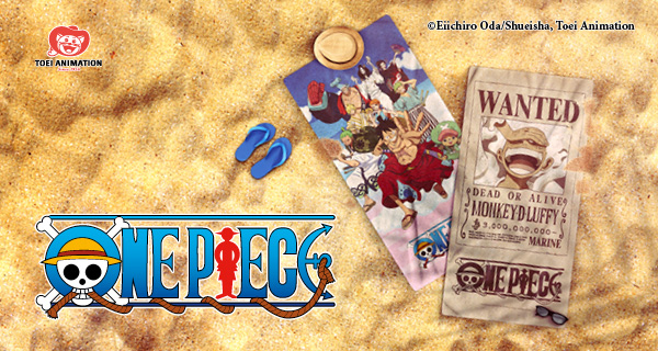 One Piece - Telo mare ufficiale 160x80 Wanted " Monkey D Luffy "